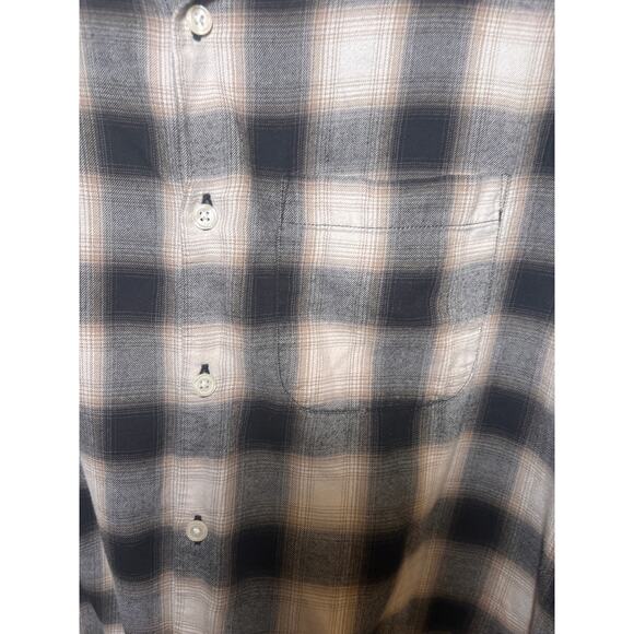 Abercrombie & Fitch Soft A&F Flannel Plaid Button Front Shirt Mens Size Medium - Picture 5 of 8